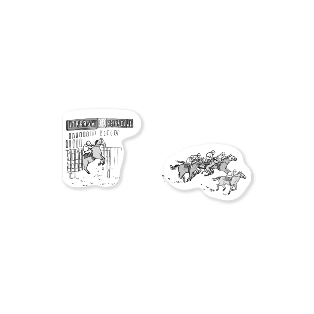 インチキ堂の棹立 Sticker