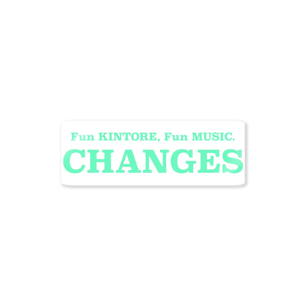 CHANGESのKINTORE×MUSIC CHANGES Sticker