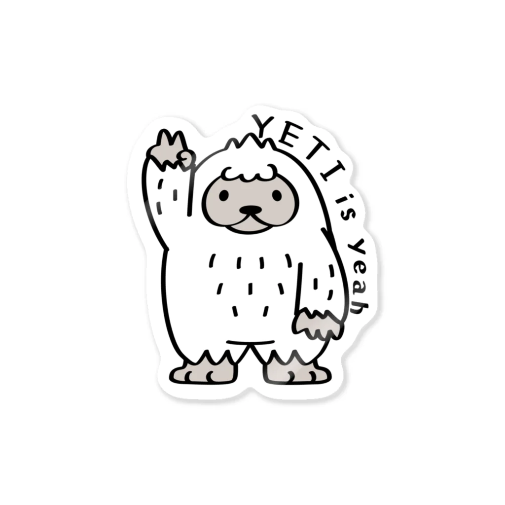 イラスト MONYAAT のCT94　YETI is yeah*とうちゃん*S Sticker