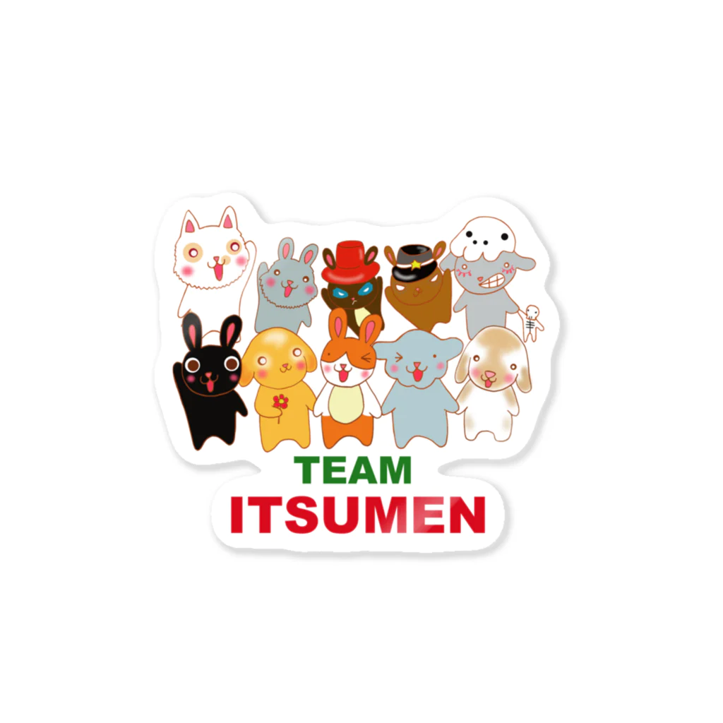 chutakaのTEAM ITUMEN ステッカー