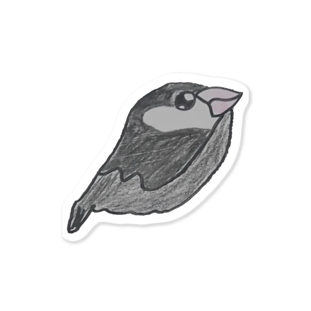 tomo0530tomo0803の文鳥のめるめ～る Sticker