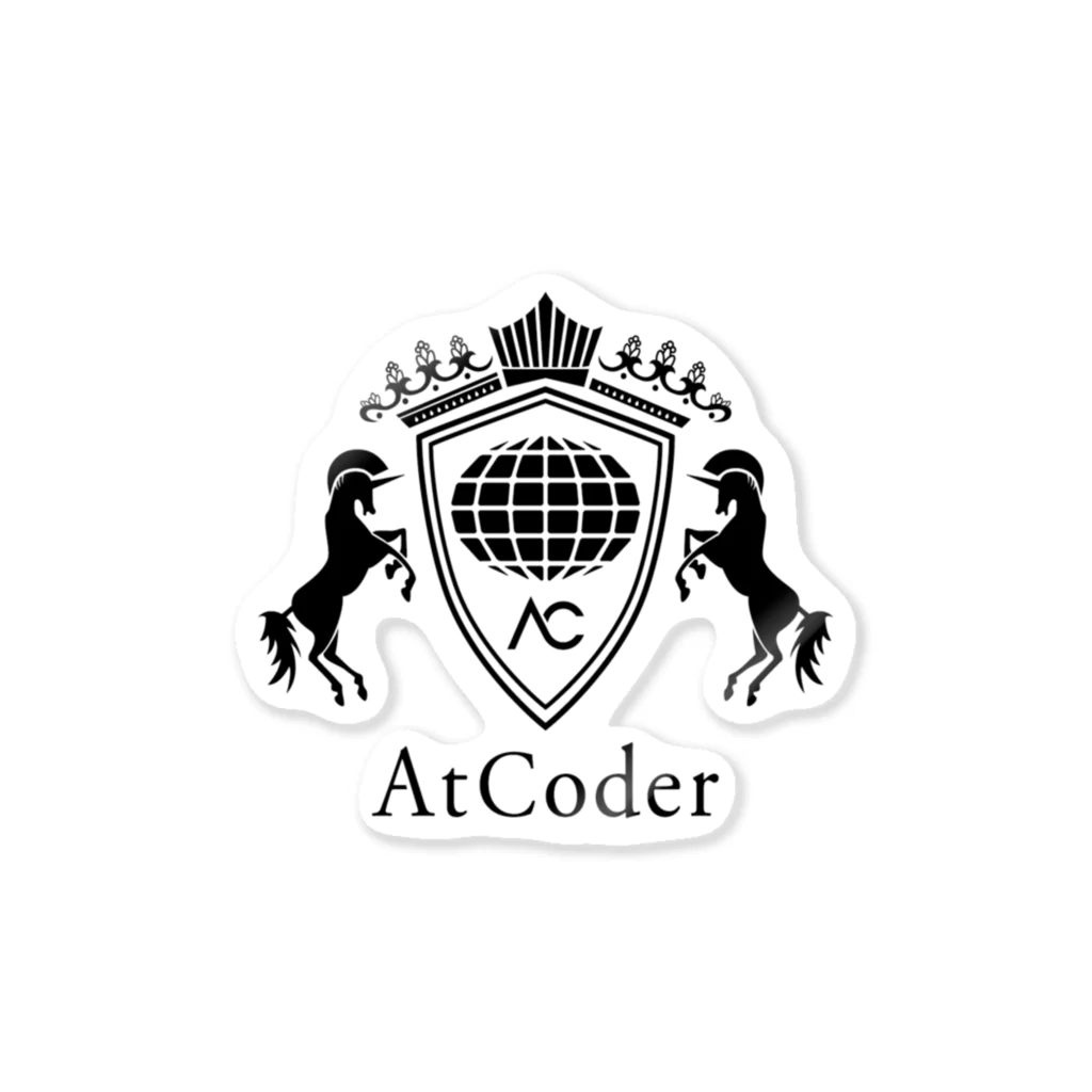 AtCoderのAtCoderロゴグッズ ステッカー