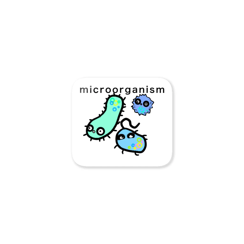 かえるのMicroorganisms ステッカー