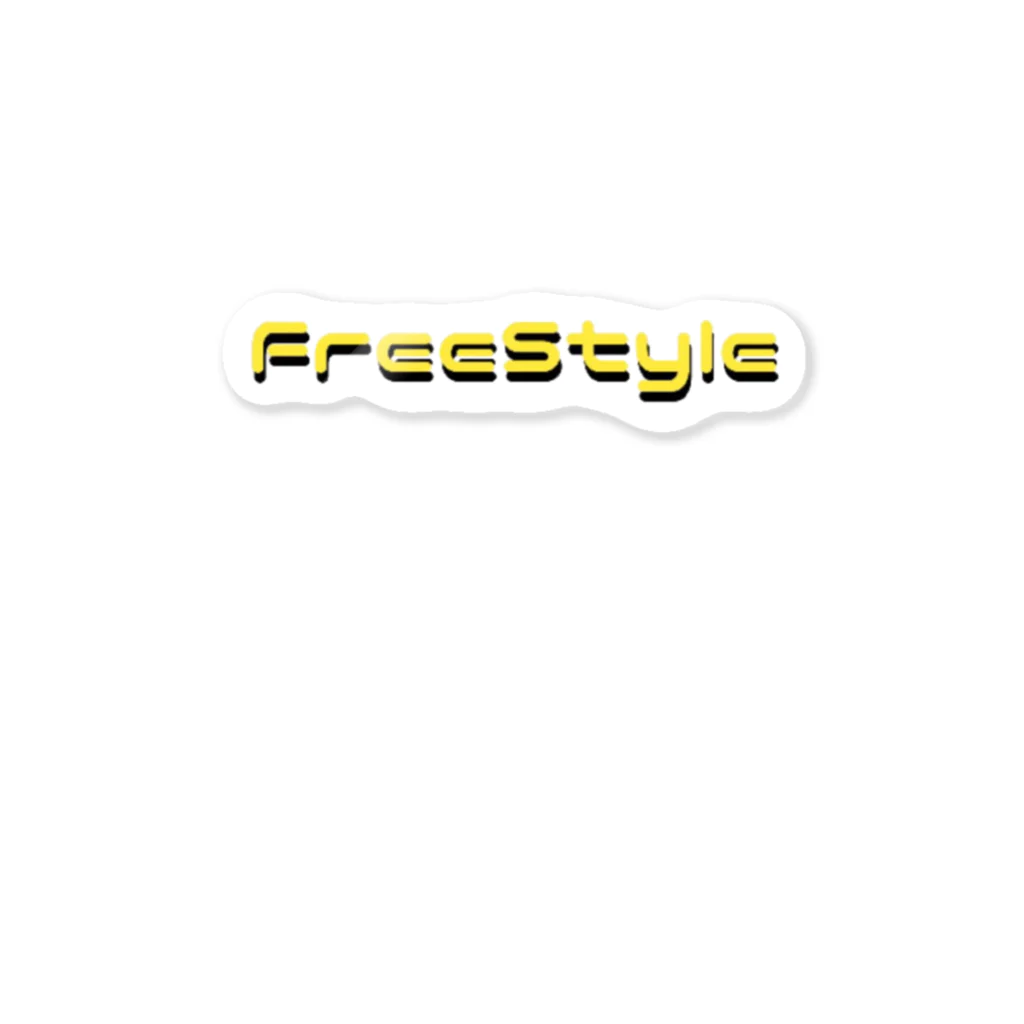 FreeStyleのFree Style ロゴ ステッカー