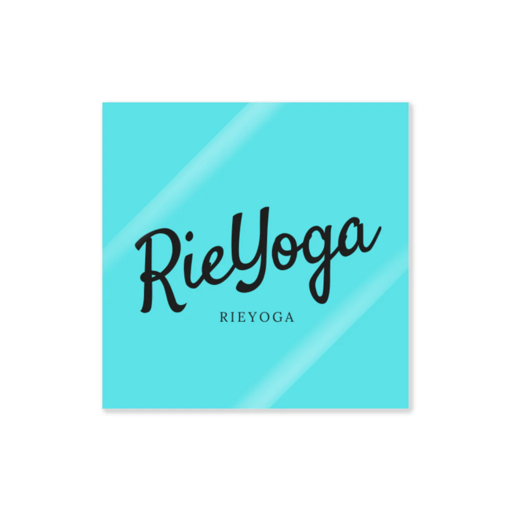 RIEYOGAのRIE YOGA BULE ステッカー