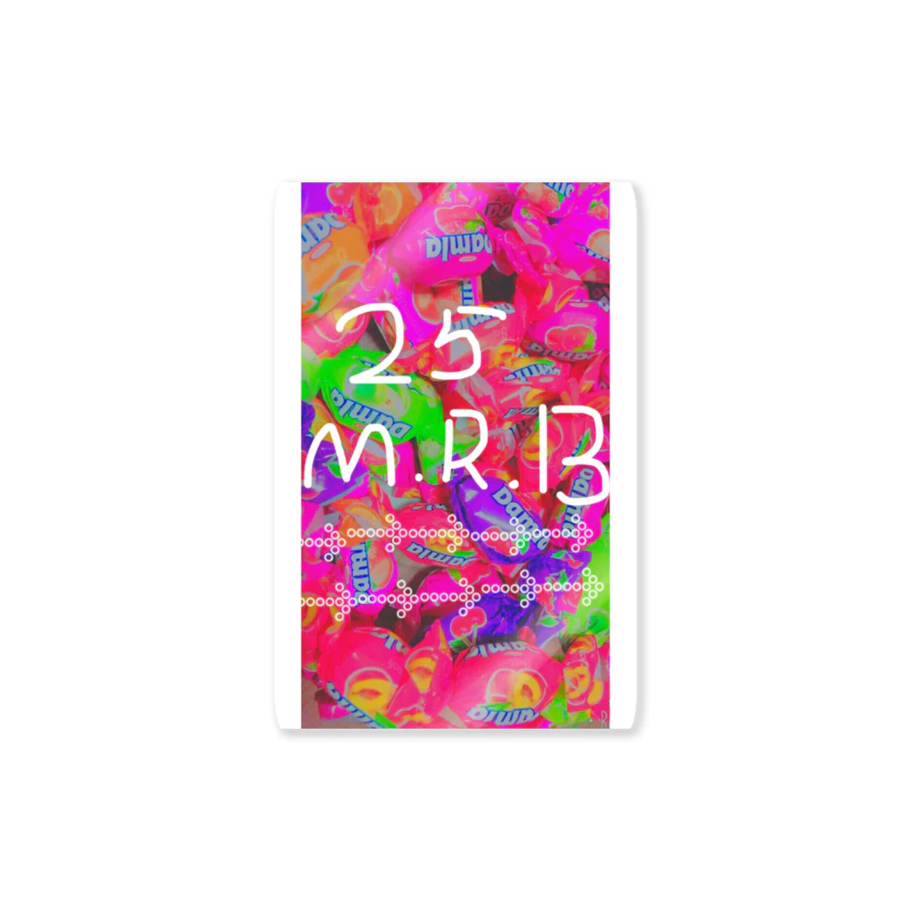 🍭🍬💖25 M.R.Ｂ🌈💭💖の25.M.R.B ステッカー