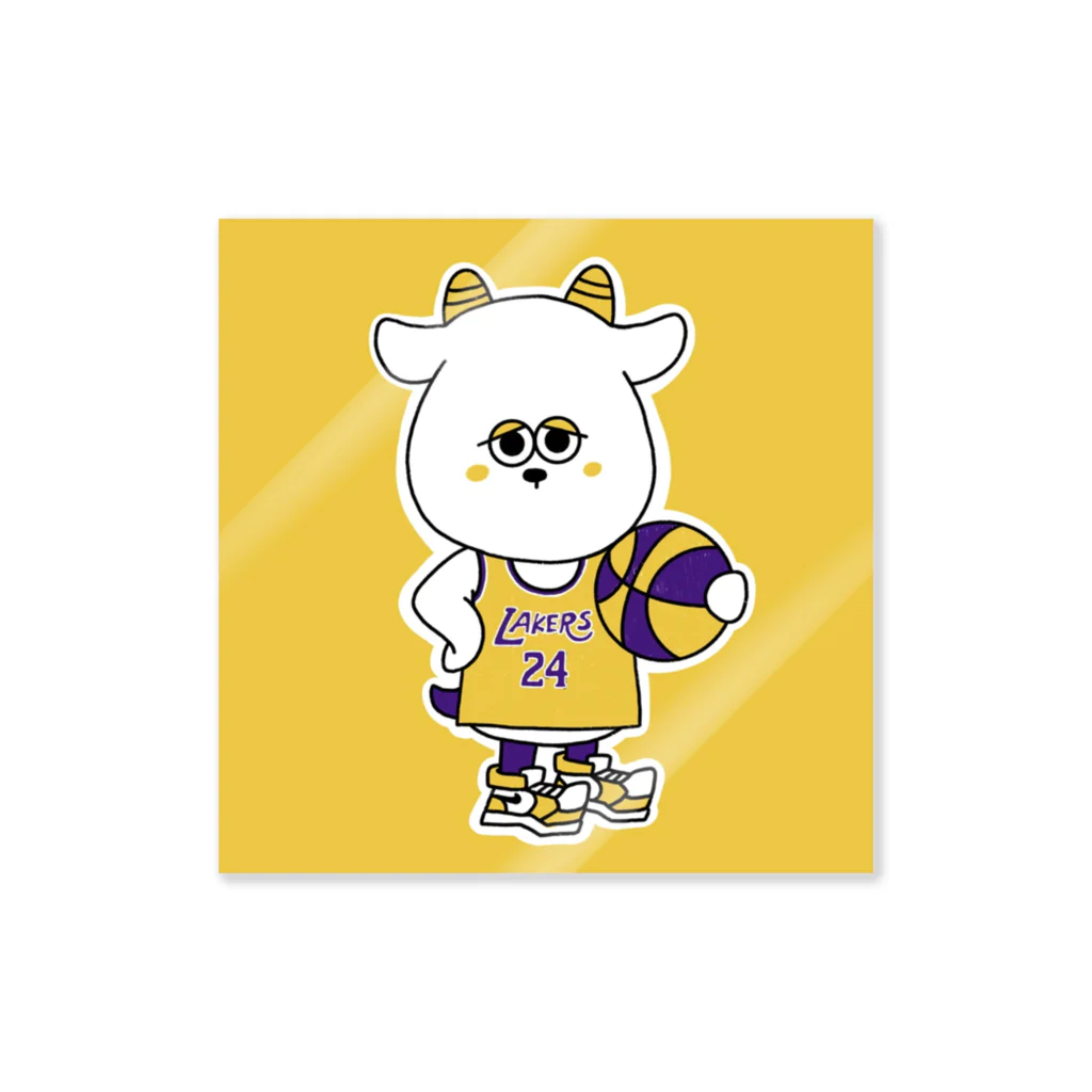 goatgoat のlakers ステッカー