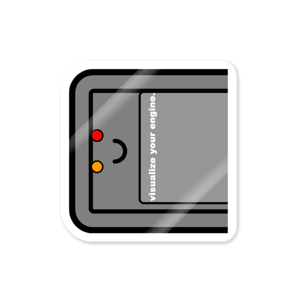 ノンサポ電子公式ショップのフルモニちゃん Sticker