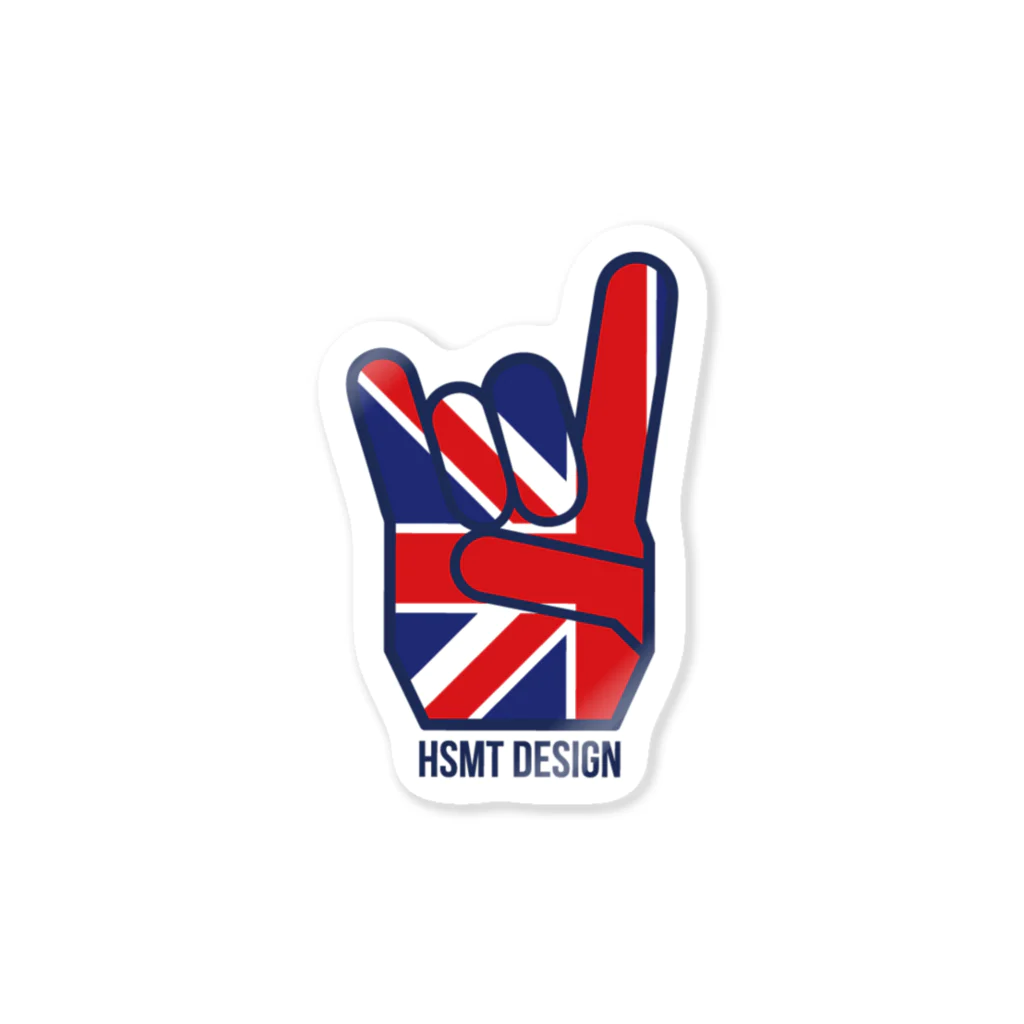 HSMT design@NO SK8iNGのHSMT design ENGLAND ステッカー