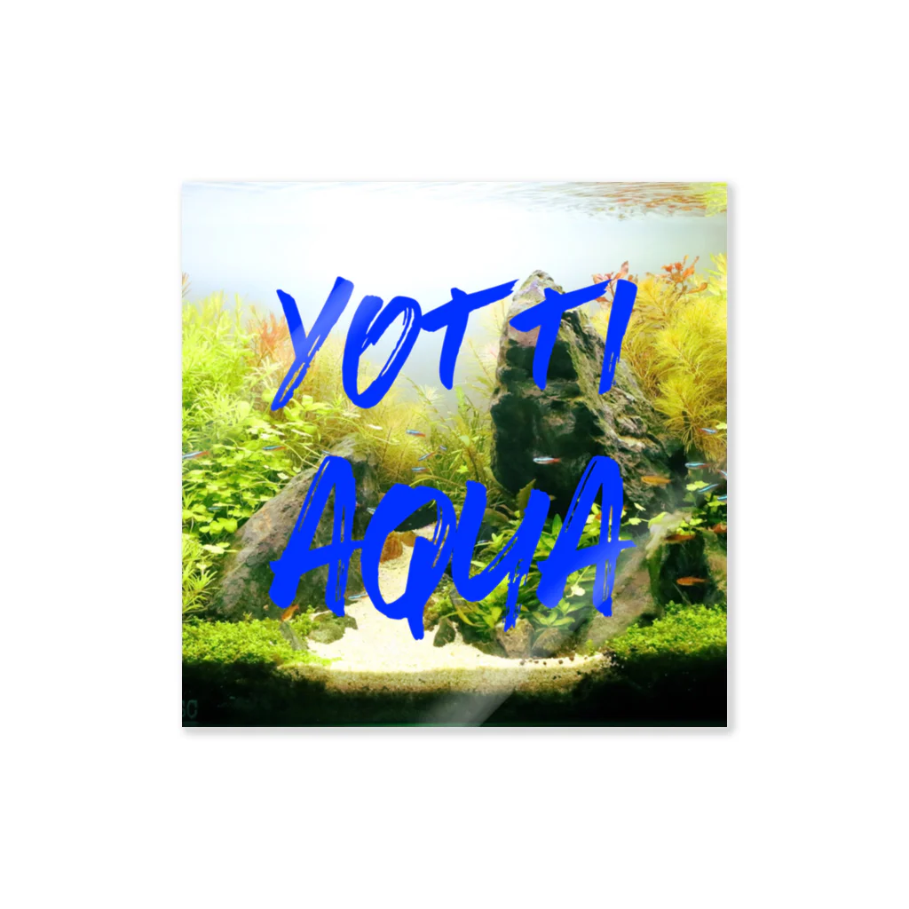 yotti aquaのオリジナルロゴデザイン Sticker