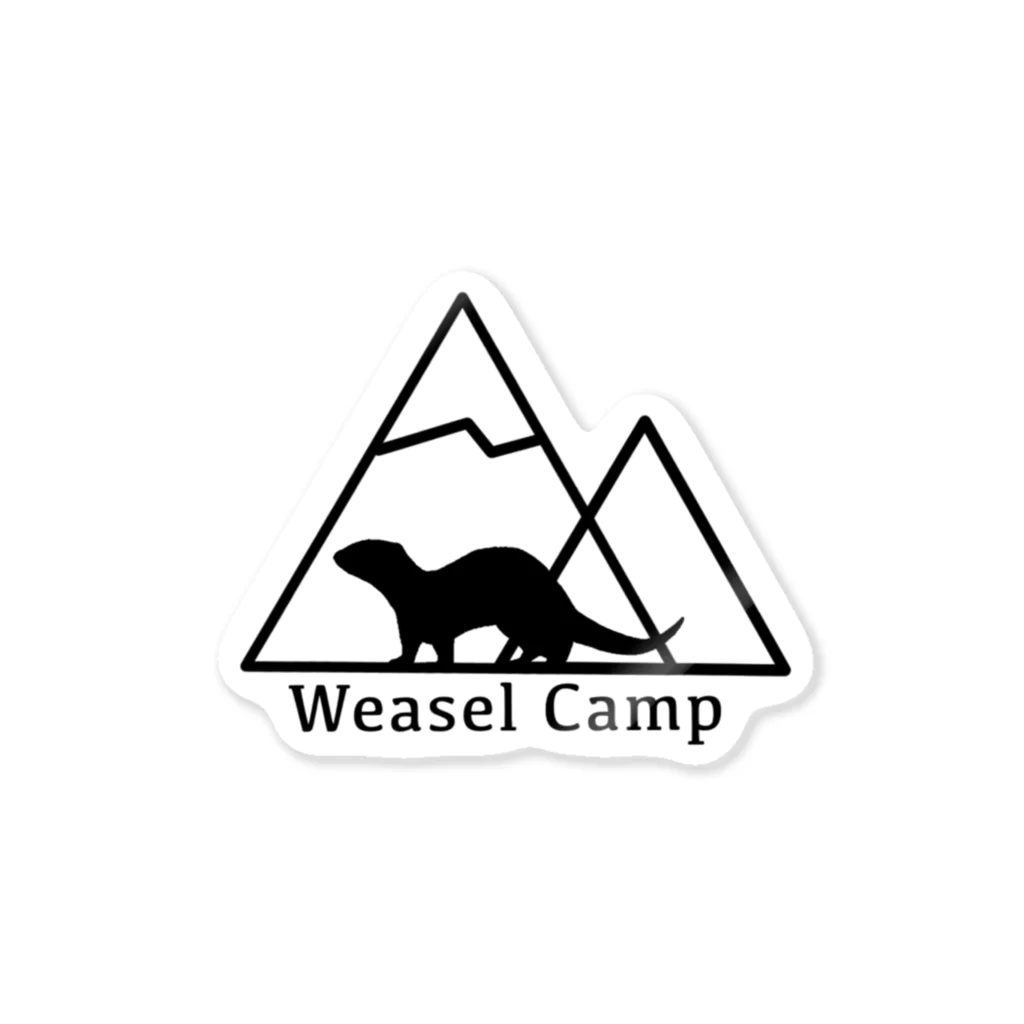 Weasel CampのWeasel camp ステッカー