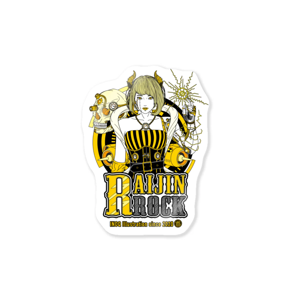 iNOQのRAIJIN ROCK Sticker