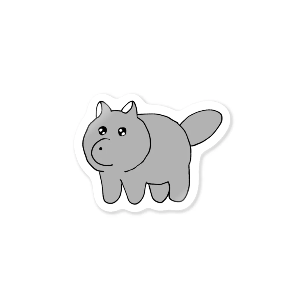 ななぴっぴショップのゆうれい犬 Sticker