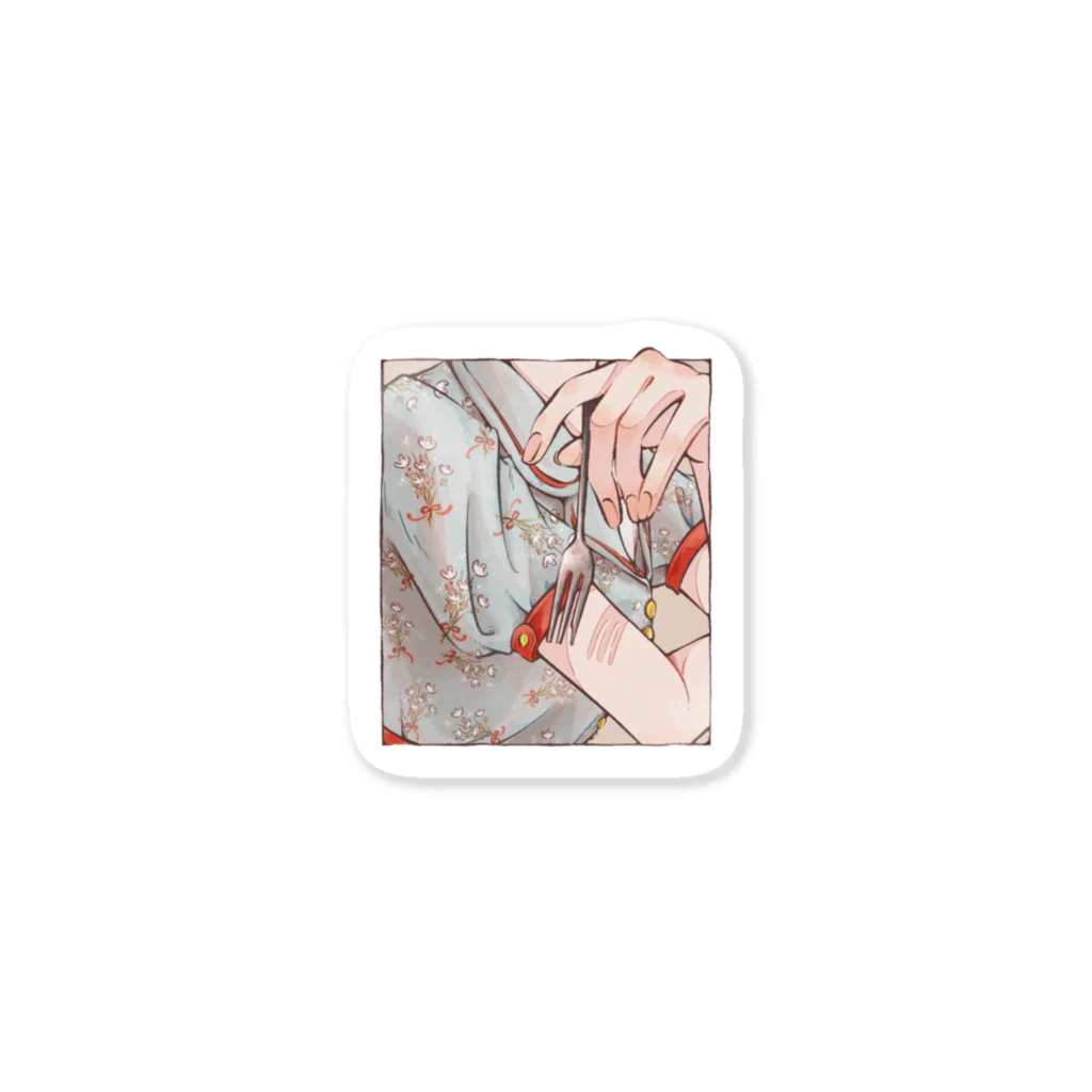 日菜乃🐶の花束のワンピース Sticker