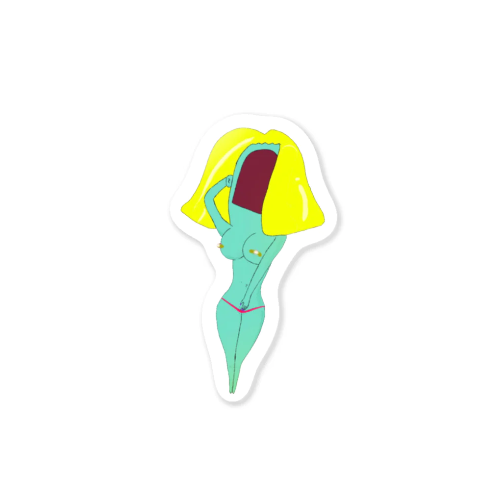 naSAKE’のRing finger girl  Sticker