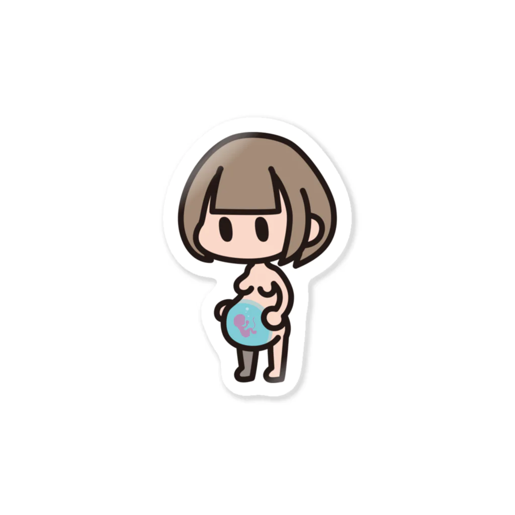 りんご精肉店の母体ちゃん Sticker