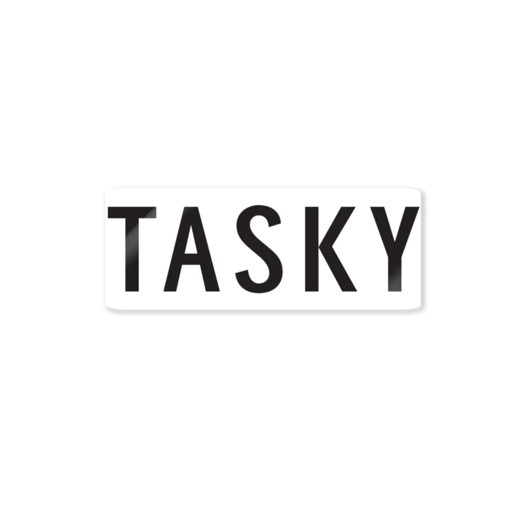 TASKY（タスキー）グッズのTASKYオフィシャルロゴ ステッカー