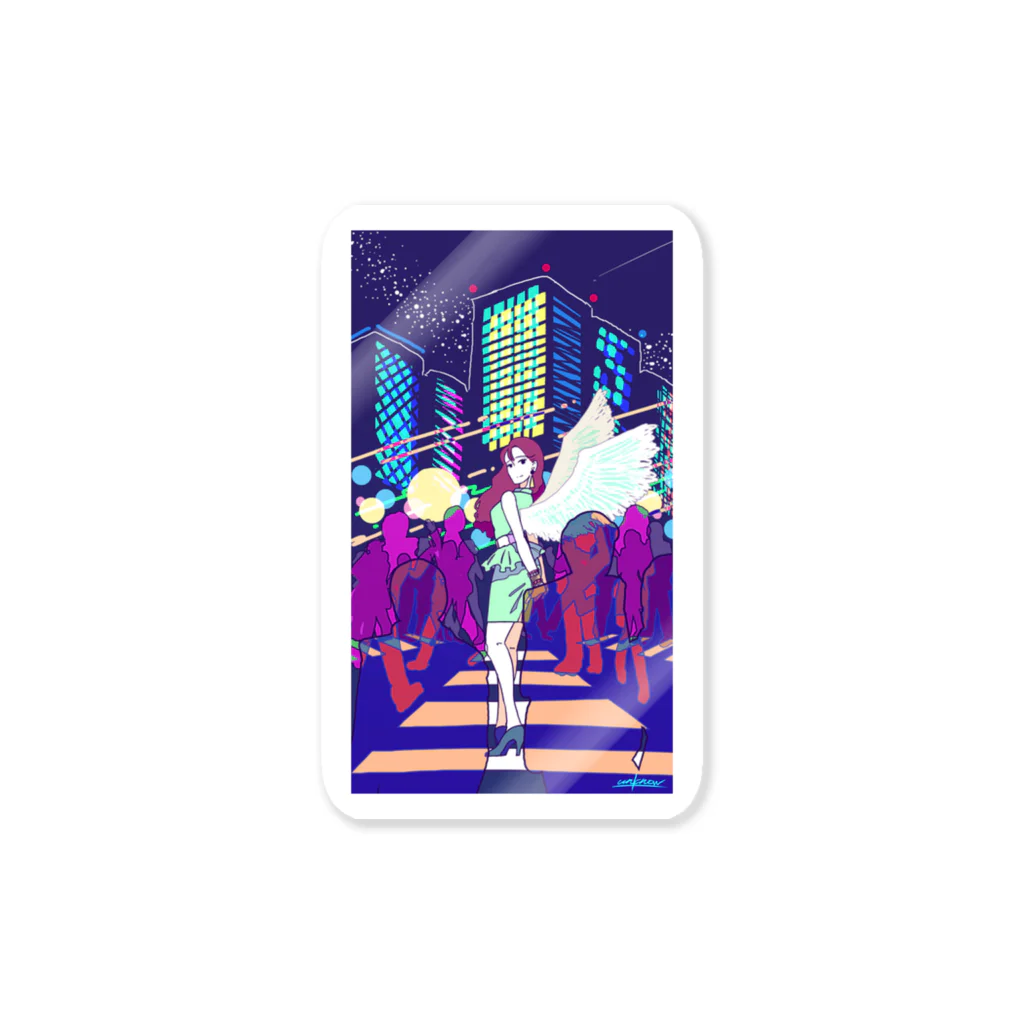 unknown＋storeの交差点の天使 Sticker