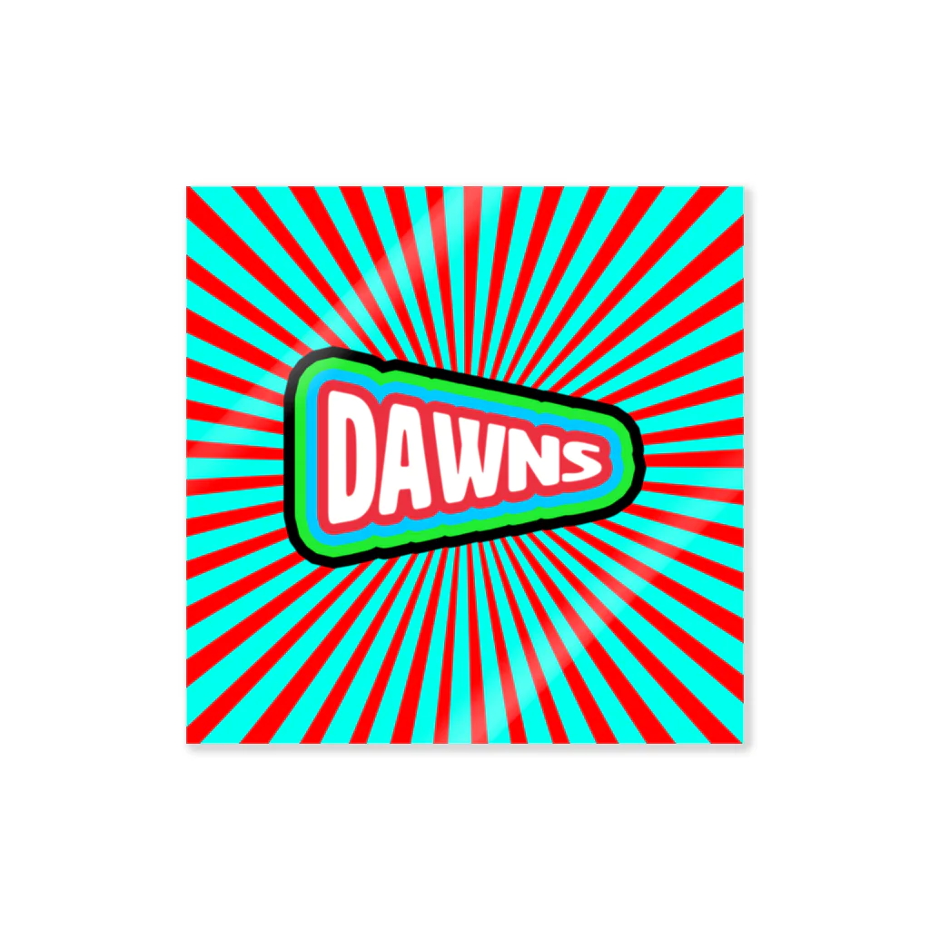 DAWNs goods！のDAWNsグッズ ステッカー