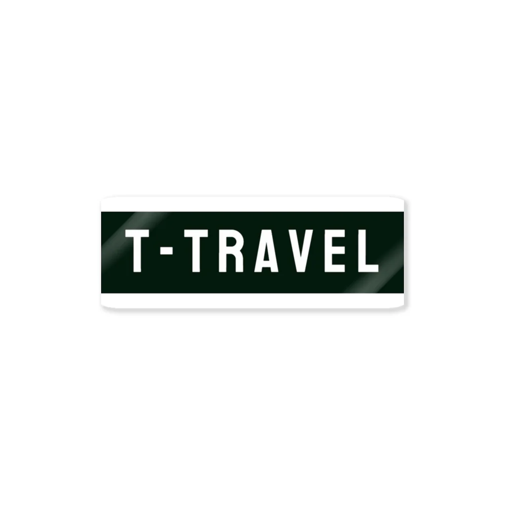 t-travelのT-TRAVEL ステッカー
