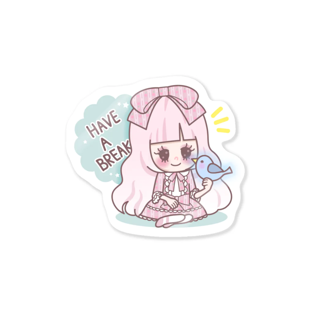 レイミのbreak time Sticker