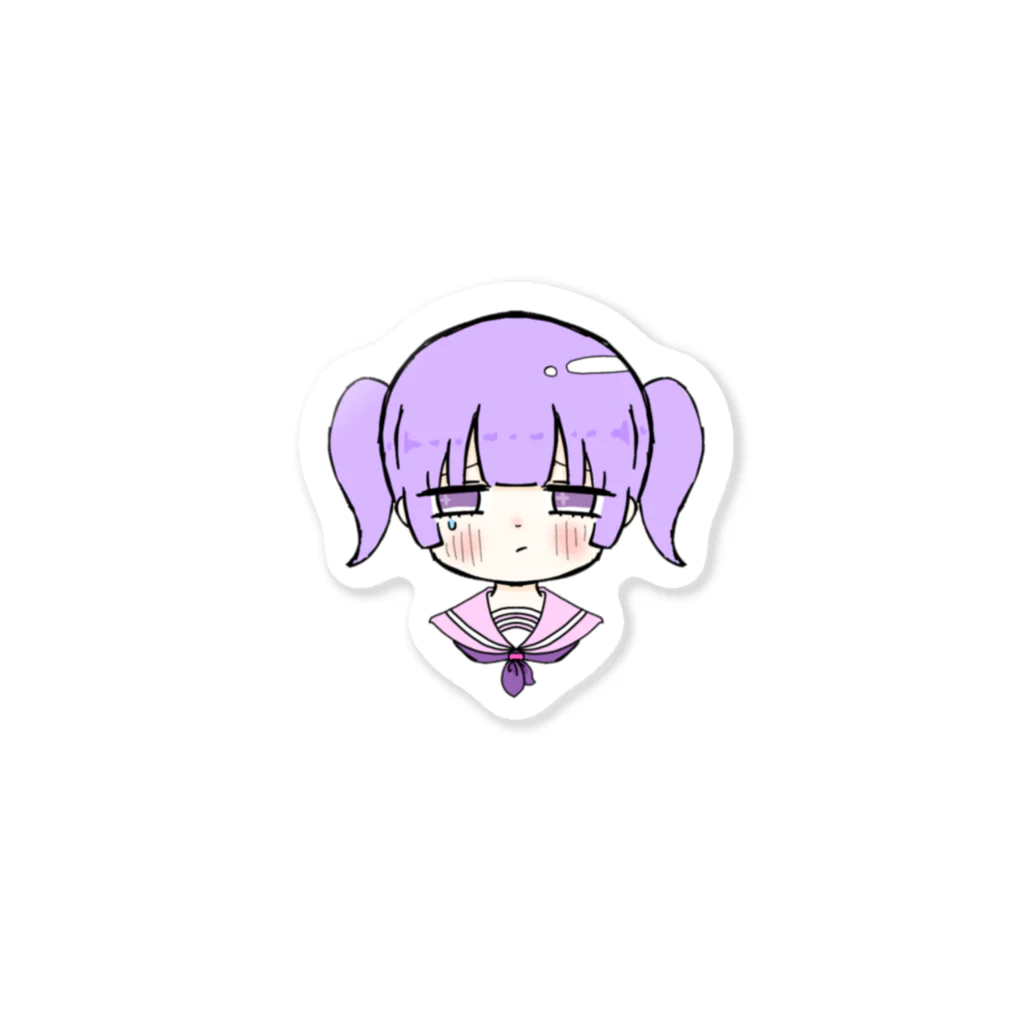 酸素のぴえんなおんなのこ Sticker