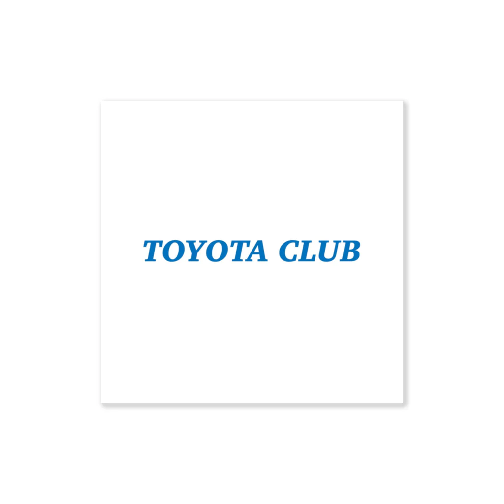 TOYOTA CLUBのくらぶ ステッカー