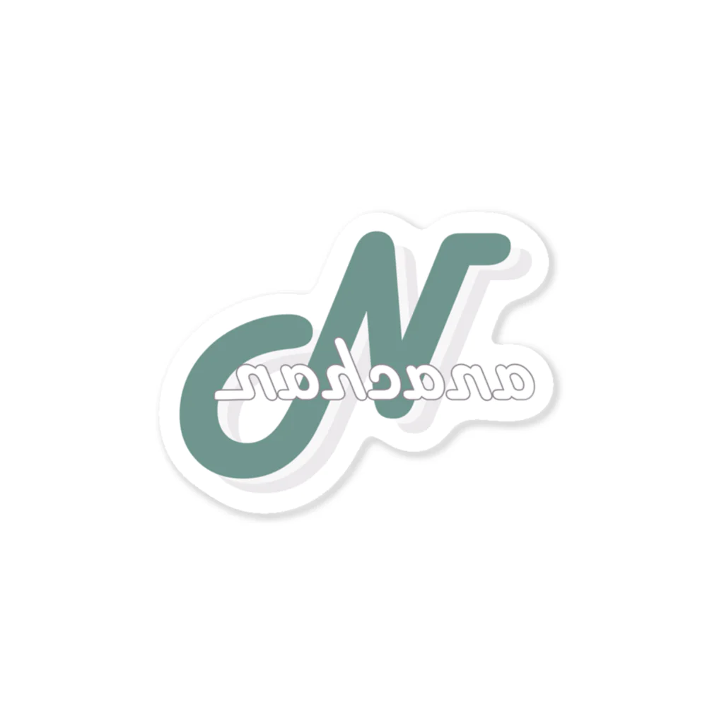 NanachanのNanachan green Logo Sticker