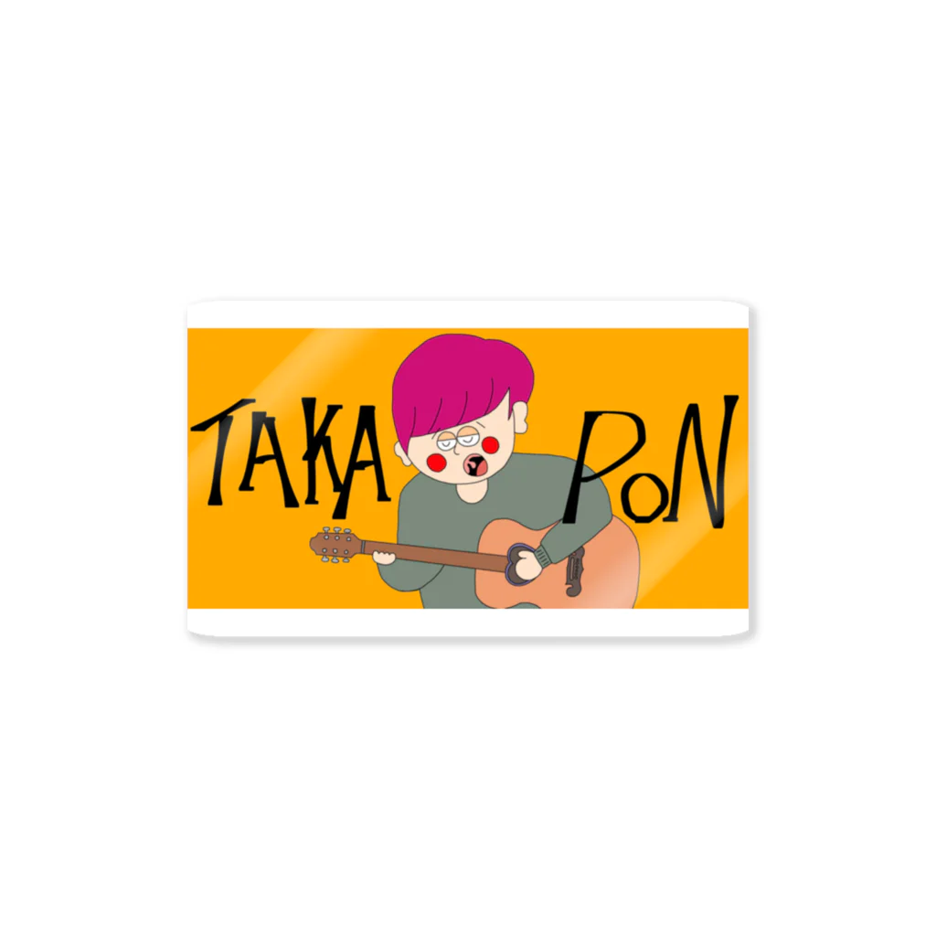 【 TAKAPON グッズタイム 】のTAKAPON【ステッカー】 Sticker