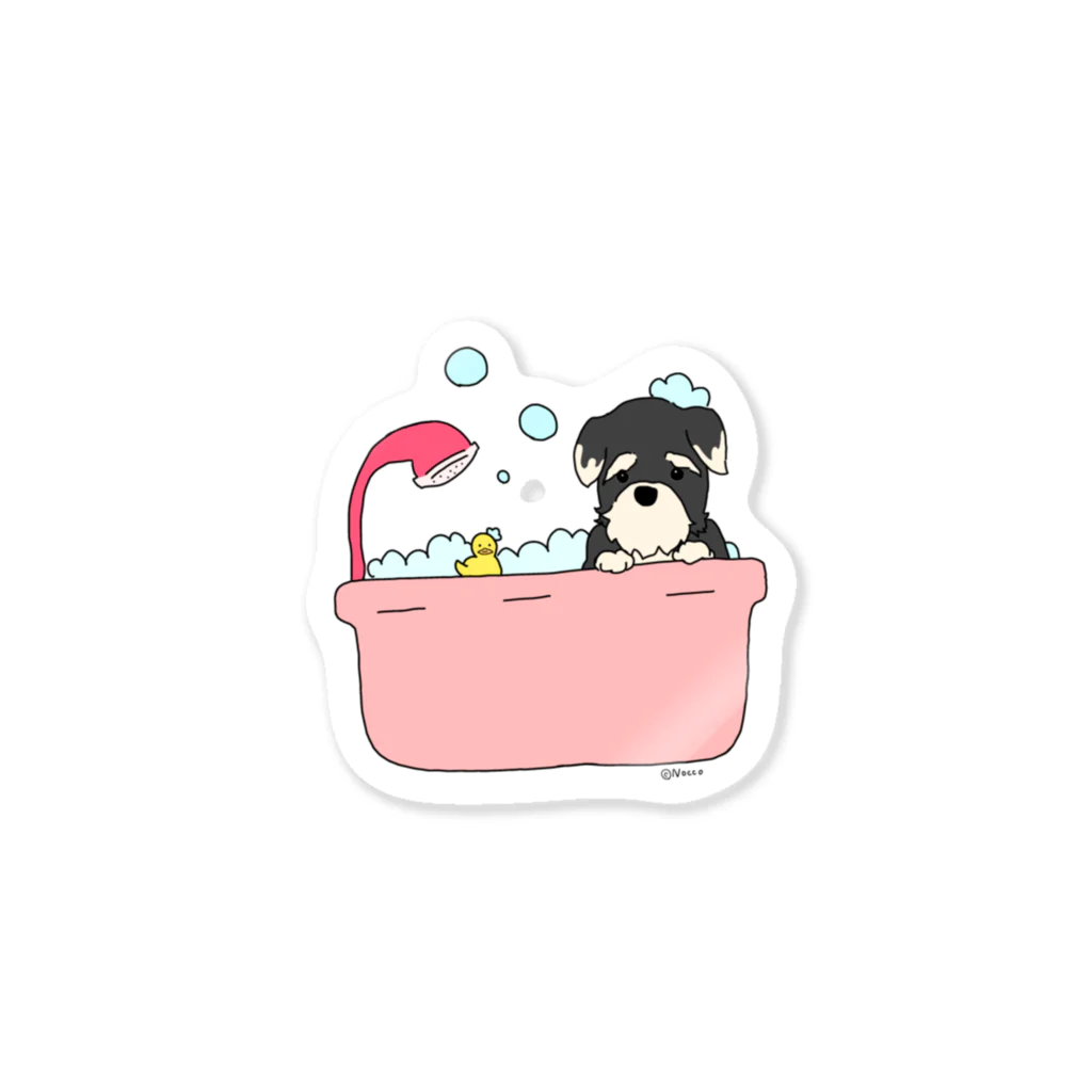 NoccoのDash_bathtime Sticker