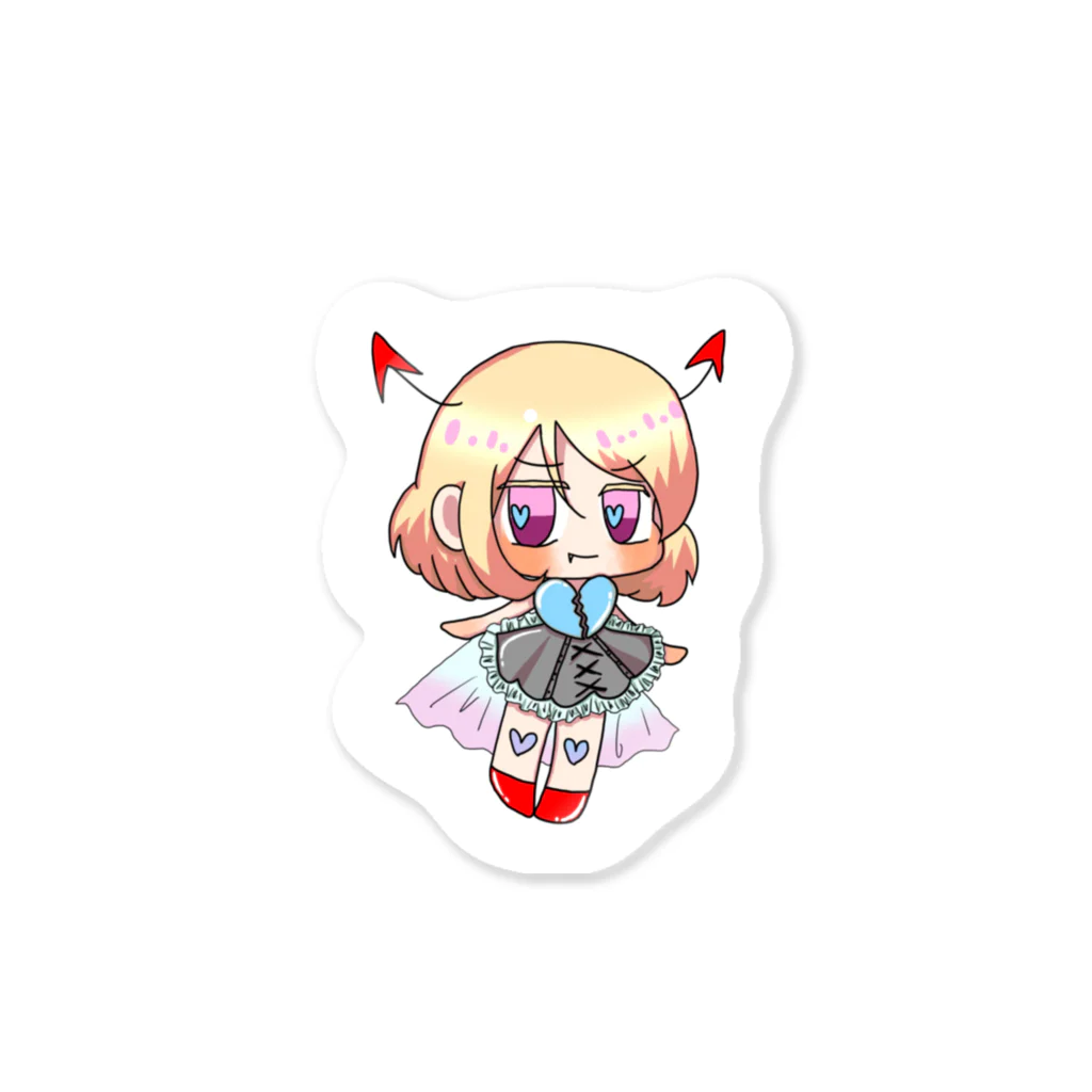 Q-s09の天使ちゃんすてっかー Sticker