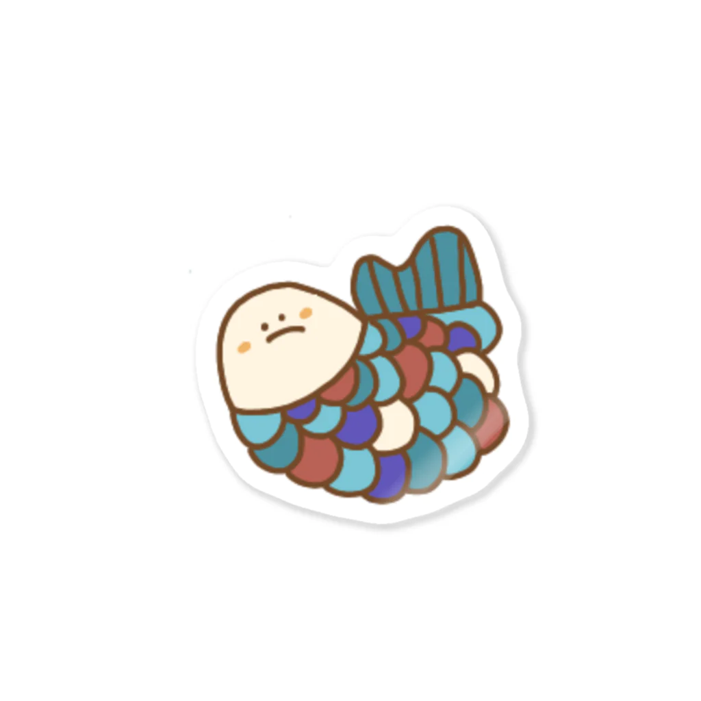 せ ぶ ん の お み せのおさかなくん ・ 青 Sticker