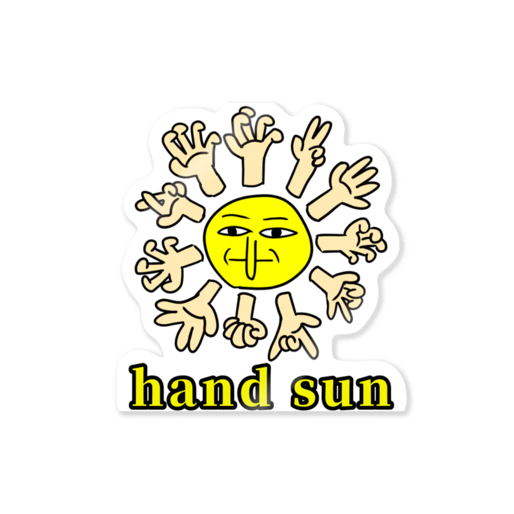 ZUZUQのhand sun ステッカー