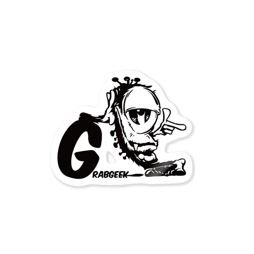 GRABGEEKの謎のモンスター Sticker