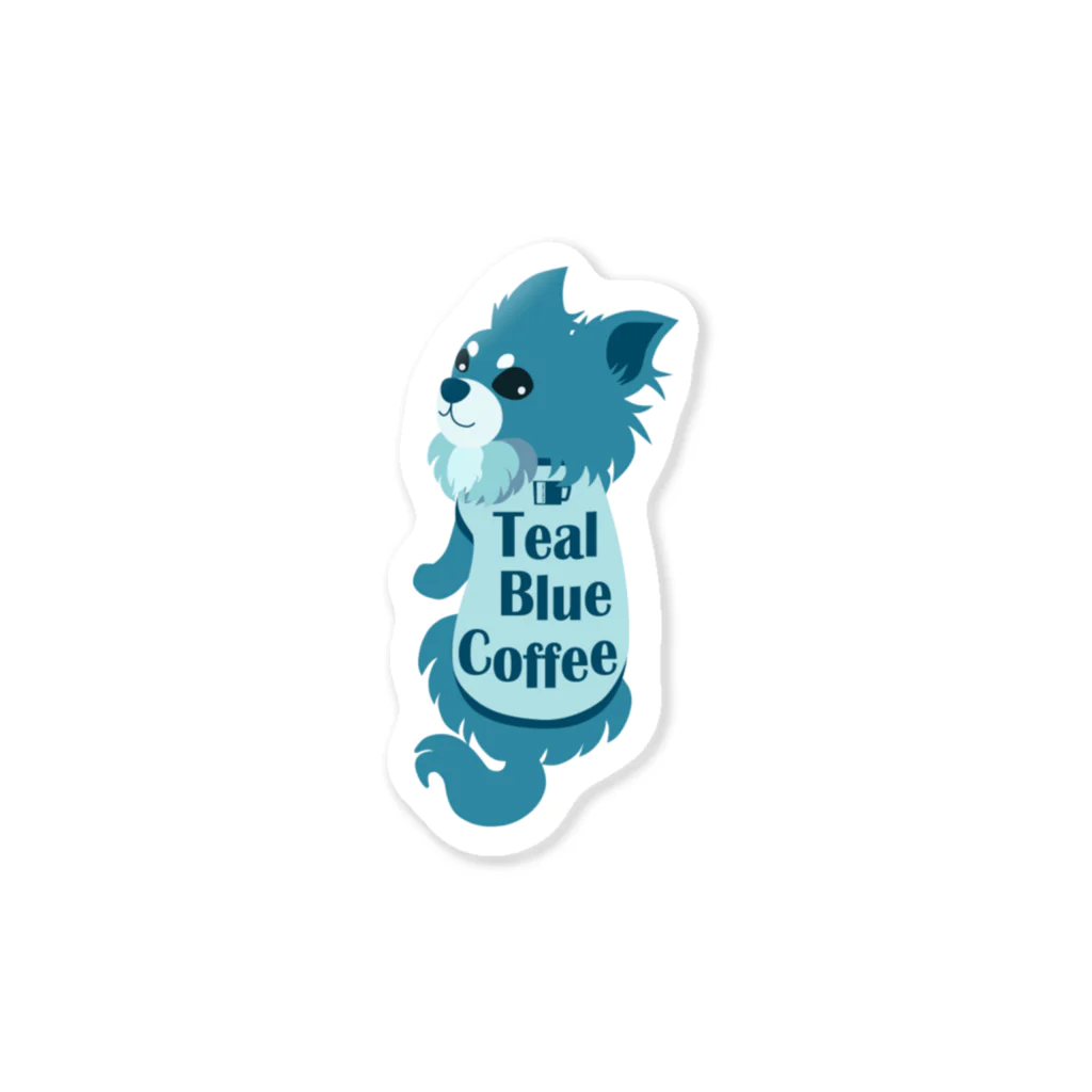 Teal Blue Coffeeのなに？ Sticker