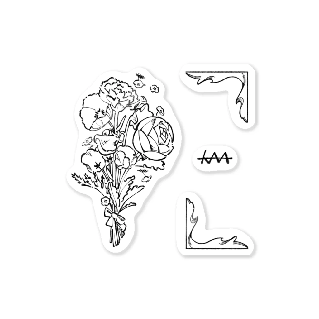 .marginの4月の花束 Sticker