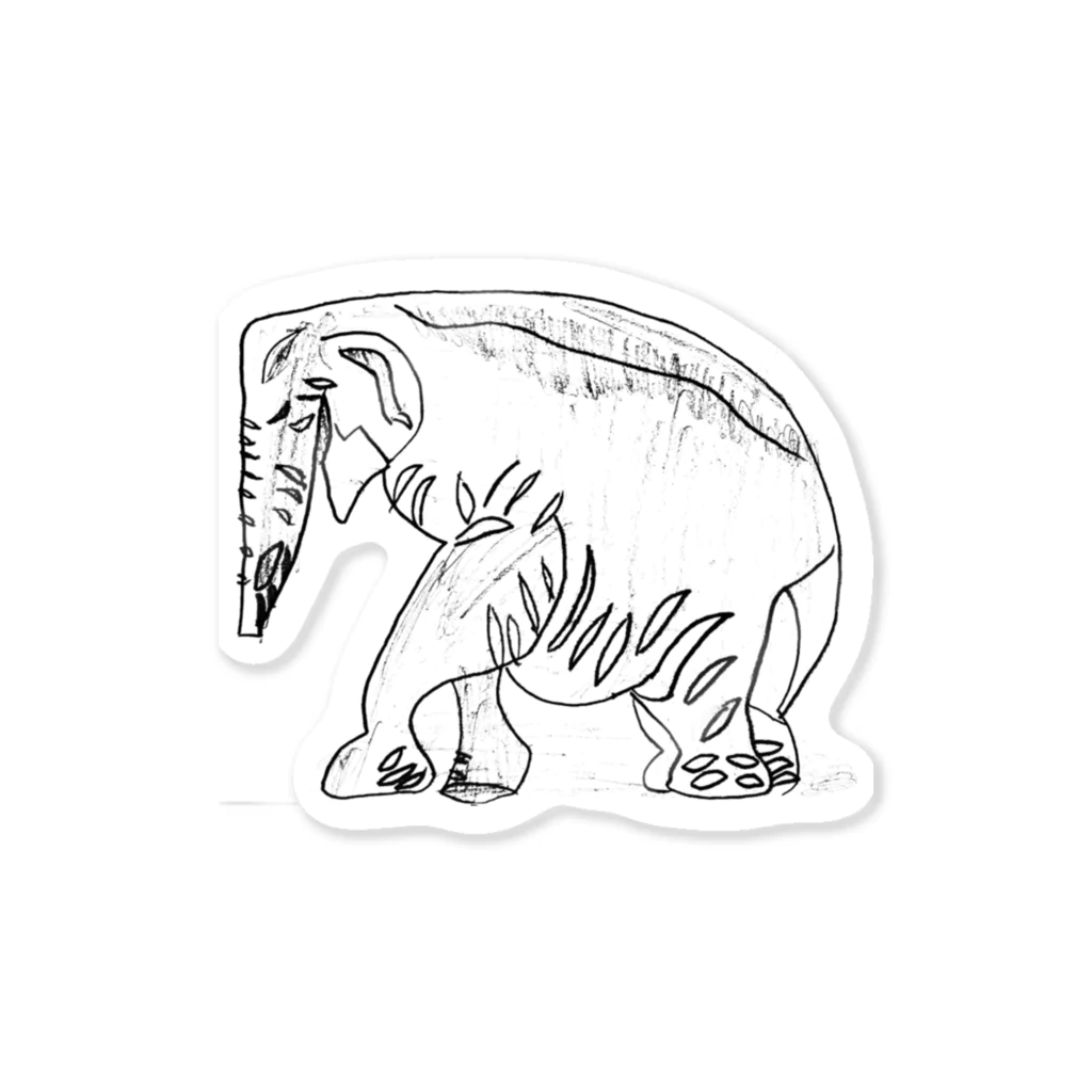 ガスかんダイナマイトのインドゾウ Sticker