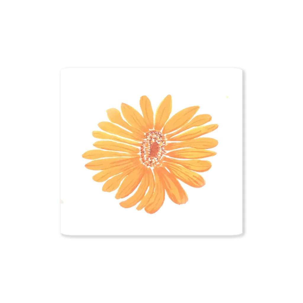 ニューヨークのオレンジのお花 Sticker