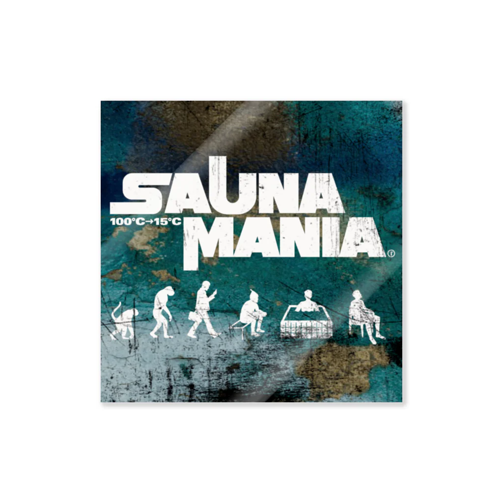 SAUNAMANIAのSAUNAMANIA ステッカー