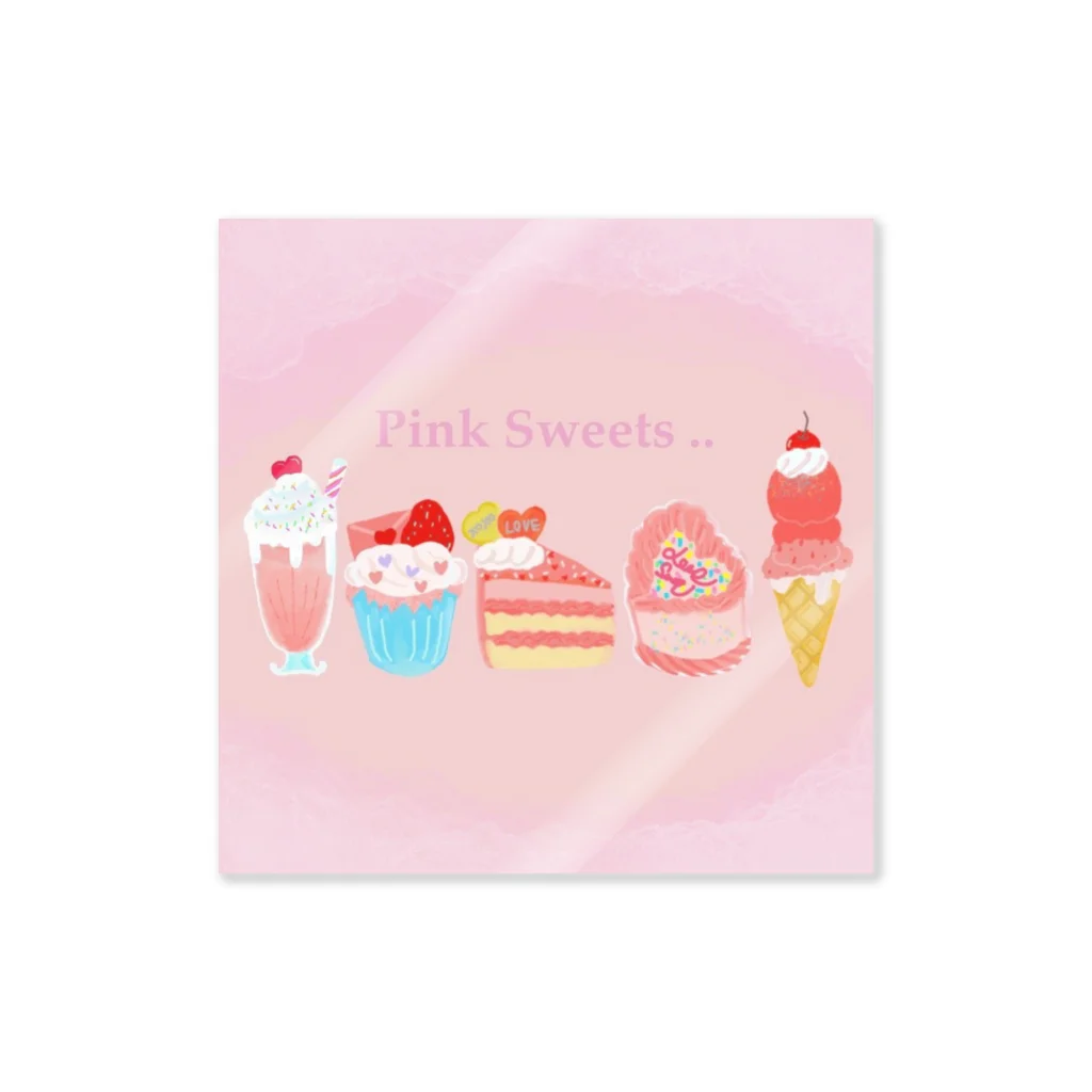 Manart shopのpink sweets ステッカー