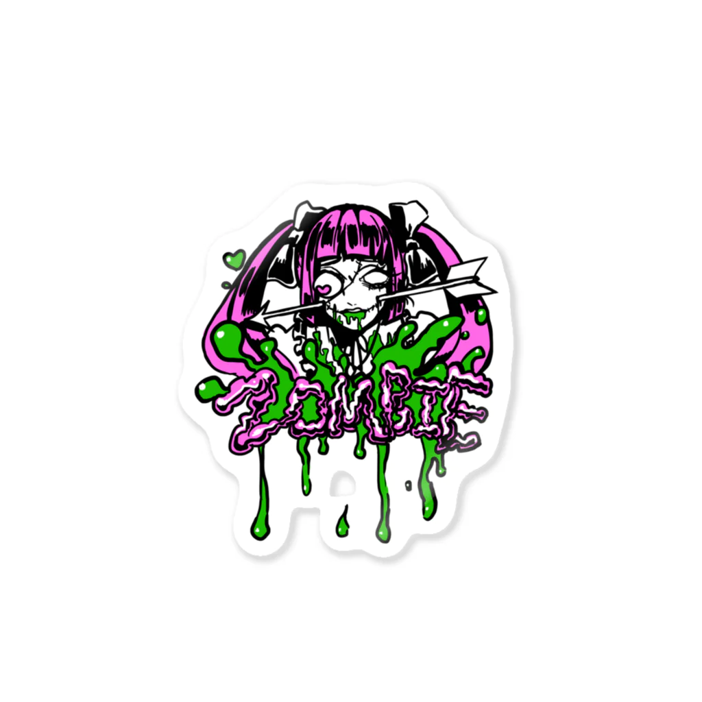 CreeperSのZOMBIE lolita RI_ND Sticker