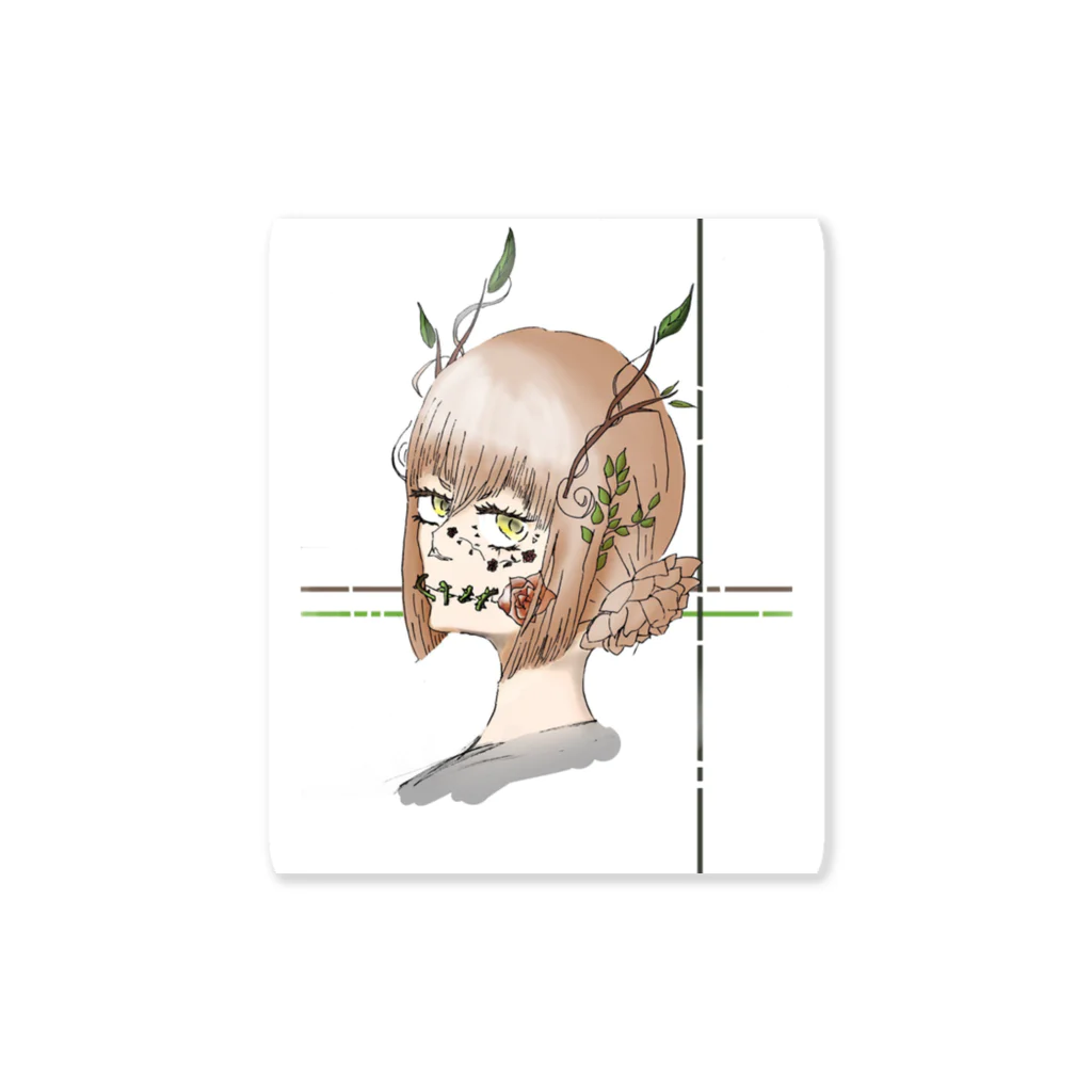 🔰 ねぎまの植物少女 Sticker