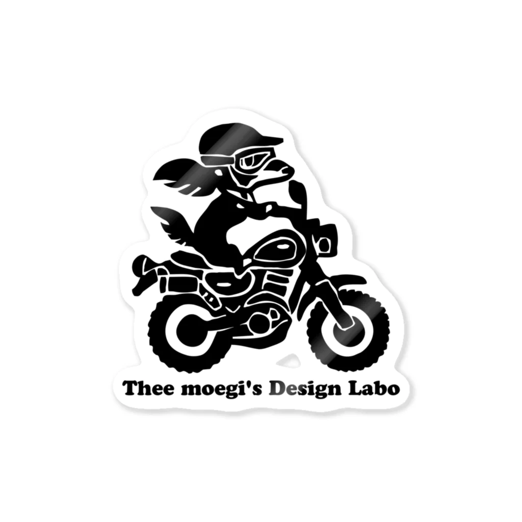 Thee moegi's Design LaboのMONO DOG オフロードバイク Sticker