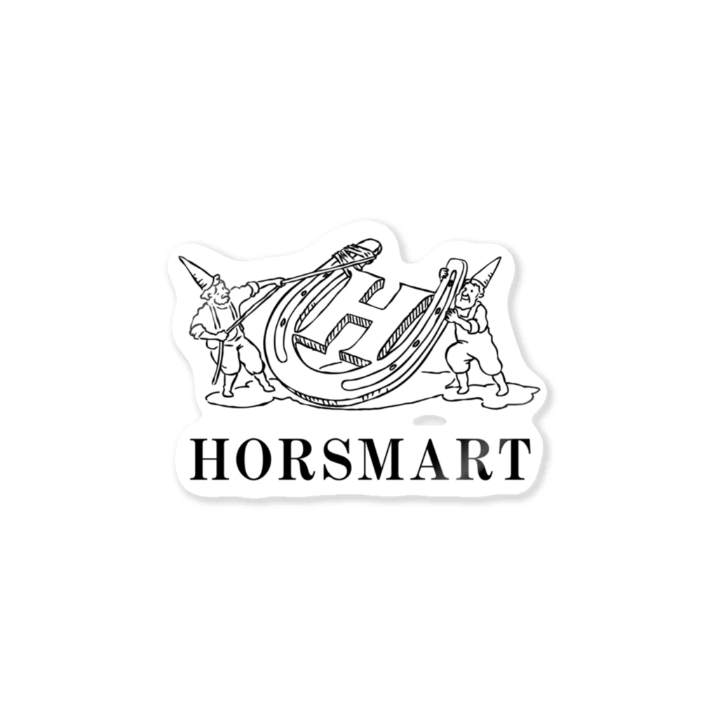 HORSMART公式ショップの色選べます『HORSMARTオリジナル商品』 ステッカー