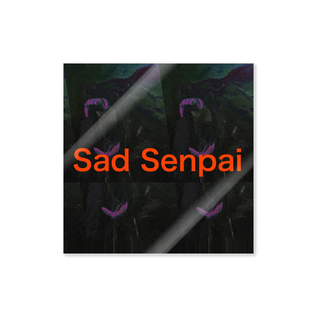 [デモニック]のSad Senpai ステッカー