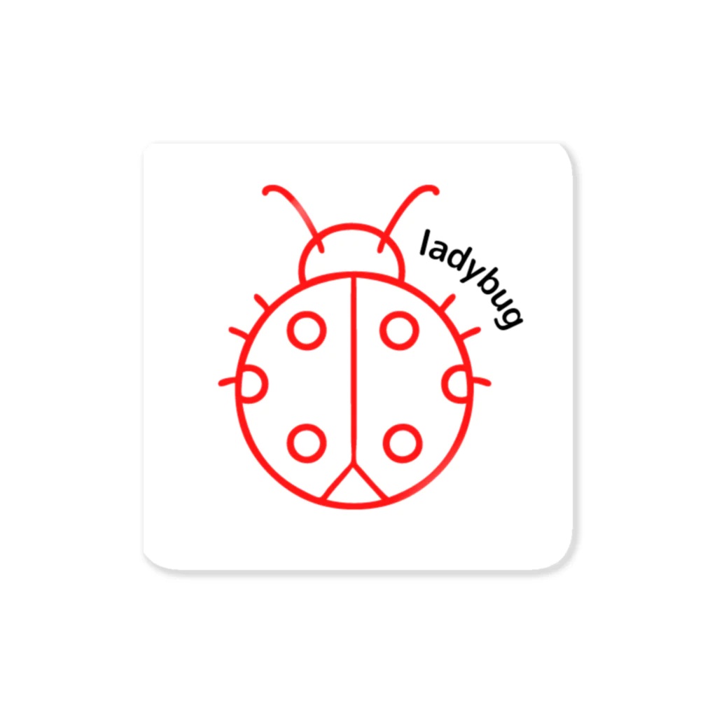 かずさんちのladybug（てんとうむし） Sticker