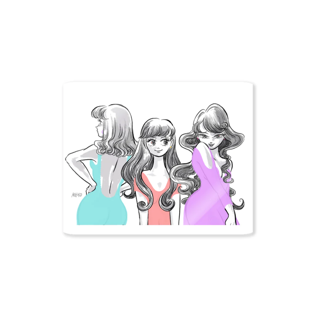 きらきら がーるずの3女 Sticker