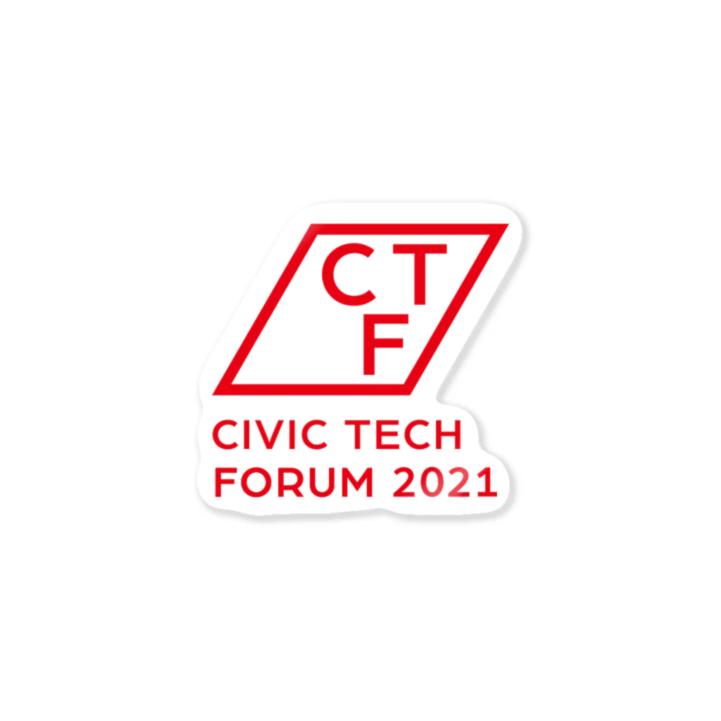 CTF2022のCTF2021公式グッズ ステッカー