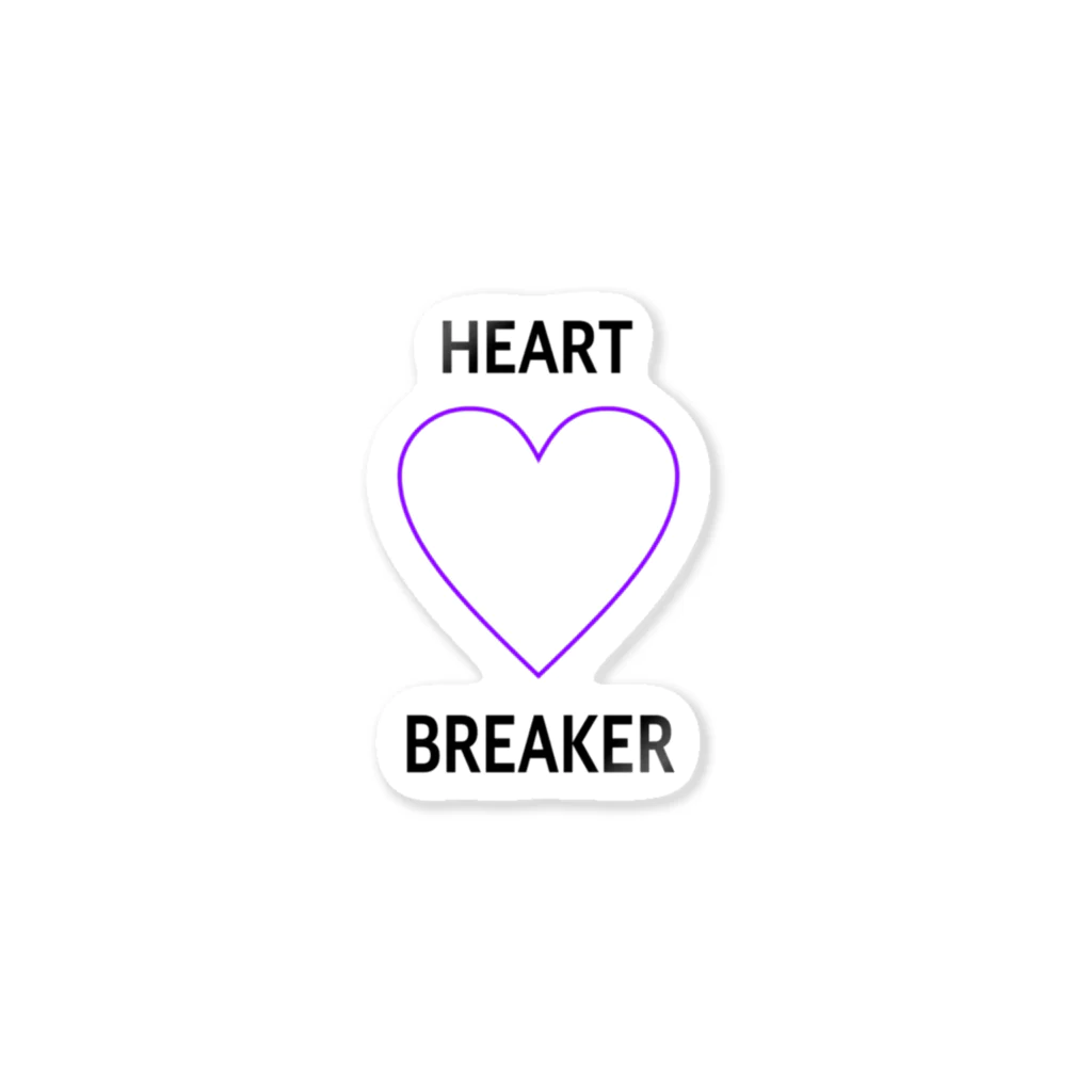 06__1230のHEART💜BREAKER ステッカー