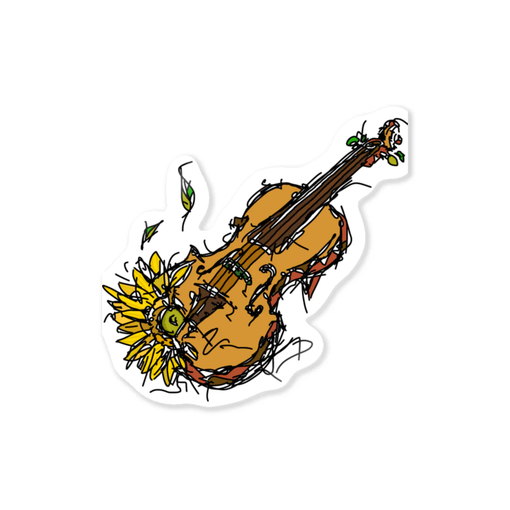 マチネとソワレの太陽のバイオリン ステッカー